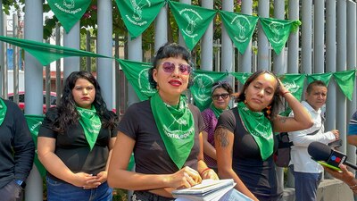 El colectivo feminista pide al congreso que legislen conforme a derecho