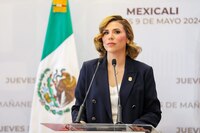 EU retira visa a Marina del Pilar, gobernadora de BC, y a su esposo