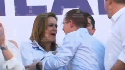 Margarita Zavala y Ricardo Anaya discutieron en un acto de campaña en Coahuila de 2017