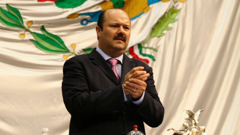 Trasladan a César Duarte para comparecer ante la FGR en CDMX