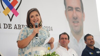 La candidata presidencial estuvo de gira por Veracruz