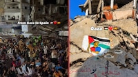 Entre escombros, Gaza celebra el título de España tras vencer a Argentina en la final del Mundial