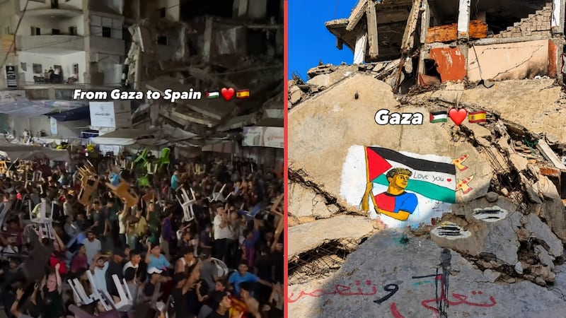 Entre escombros, Gaza celebra el título de España tras vencer a Argentina en la final del Mundial