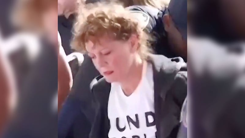 Detienen a la actriz Susan Sarandon en protesta frente a la ONU contra Netanyahu