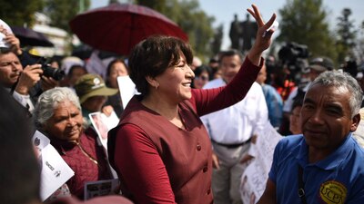 La candidata de Morena tuvo un evento en Ecatepec