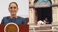 “¿Qué dice del PRI en el 68?“: Sheinbaum responde a polémica de mujer en ventana de Palacio Nacional