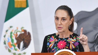 CIUDAD DE MÉXICO, 14MAYO2026.-
Claudia Sheinbaum, presidenta de México, durante la conferencia matutina realizada en Palacio Nacional.
FOTO: MARIO JASSO/CUARTOSCURO.COM