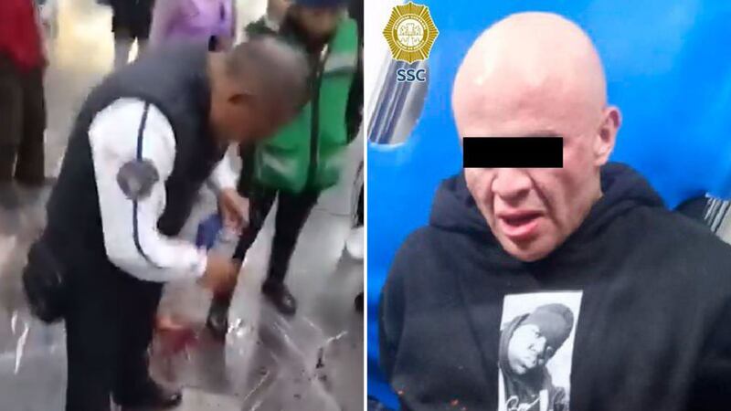 Hieren a policía auxiliar en la estación Tacubaya; detienen al presunto agresor