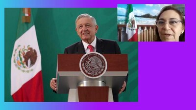 Una mujer pide al presidente que renuncie... pero le cambió el nombre