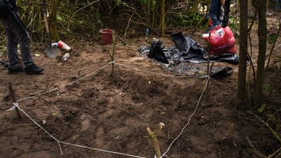 De acuerdo a testigos, el rescate de los cuerpos se dificultó