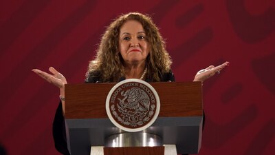 La exdirectora de Notimex, Sanjuana Martínez