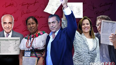 Los aspirantes que buscan la candidatura presidencial