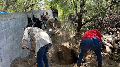 Recibieron una llamada anónima que les advirtió sobre un sitio de entierros clandestinos