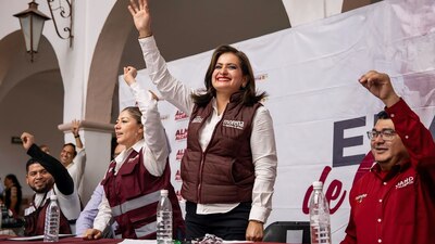 La candidata indicó que no dejará pasar mensajes intimidatorios