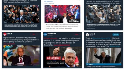 Las elecciones presidenciales de México estuvieron bajo la lupa de diversos medios extranjeros.