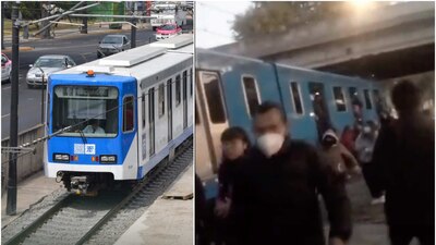 Decenas de pasajeros fueron desalojados del Tren Ligero tras las fallas