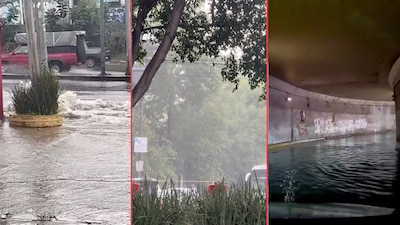 ¡Caos por la lluvia este miércoles! Encharcamientos colapsan vialidades de CDMX