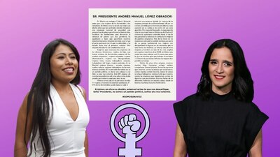 "En México se protege el Palacio Nacional antes que a las mujeres de los feminicidas", dice la misiva