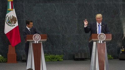 Peña y Trump tenían agendada una reunión, misma que fue suspendida