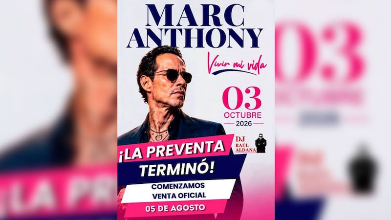 Cancelan concierto de Marc Anthony en Morelos tras presunto fraude de organizadores