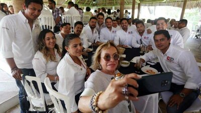 Elba Esther Gordillo este sábado en Tuxtla Gutiérrez