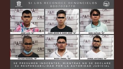 La Fiscalía del Estado señaló que podrían pertenecer al grupo de "los rikis"