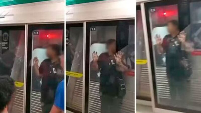 VIDEO: Hombre muere prensado por las puertas del Metro en Sao Paulo