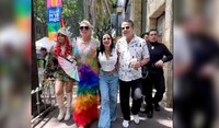 Sandra Cuevas llega acompañada de ‘Jessica Esotérica’ y Alfredo Adame a la Marcha LGBTTTIQ+