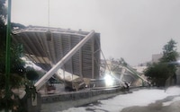 Colapsa estructura en el Pilares de Tlalpexco, en la GAM, tras intensas lluvias