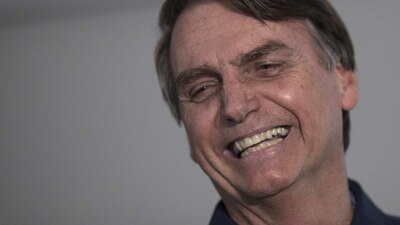 Jair Bolsonaro tiene 63 años y ha prometido combatir el crimen en las ciudades brasileñas