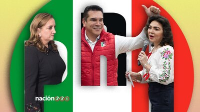 Claudia Ruiz Massieu, Alejandro Moreno Cárdenas e Ivonne Ortega Pacheco, tres de los priistas más visibles en la actualidad