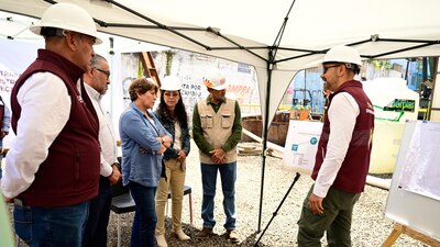 Dijo que esta primera parte del proyecto beneficiará a medio millón de habitantes de Chalco