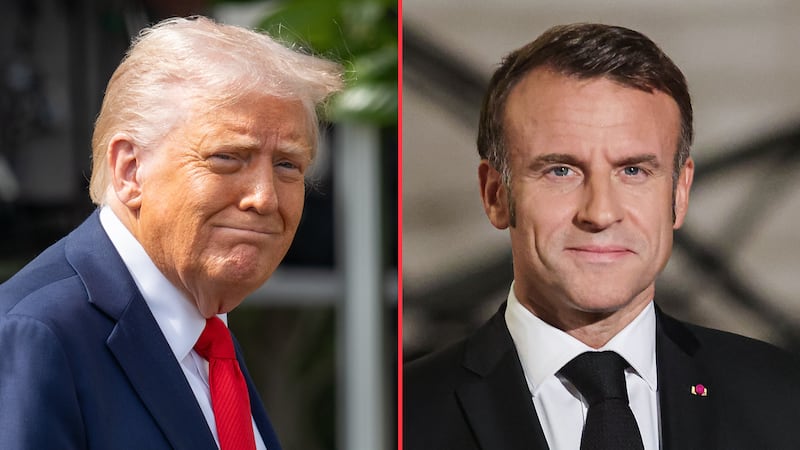 “Lo trata extremadamente mal”: Trump se mofa del matrimonio de Macron