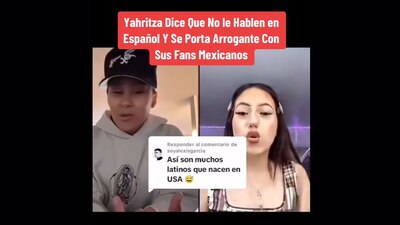 Se molestó porque le pidieron hablar en español.