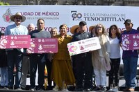 Clara Brugada entrega primer pago del Programa Pensión Hombres Bienestar