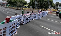 Tras tensiones con la policía de la CDMX, madres buscadoras consiguen cerrar calzada de Tlalpan