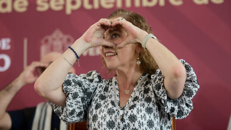 Captan a Beatriz Gutiérrez Müller en el concierto de Andrea Bocelli en el Zócalo