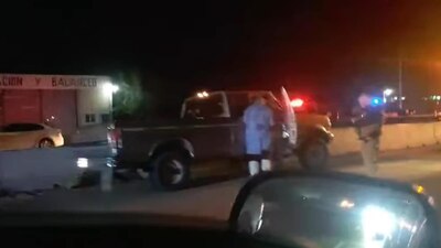 El joven fue perseguido por no pararse en un retén del crimen organizado