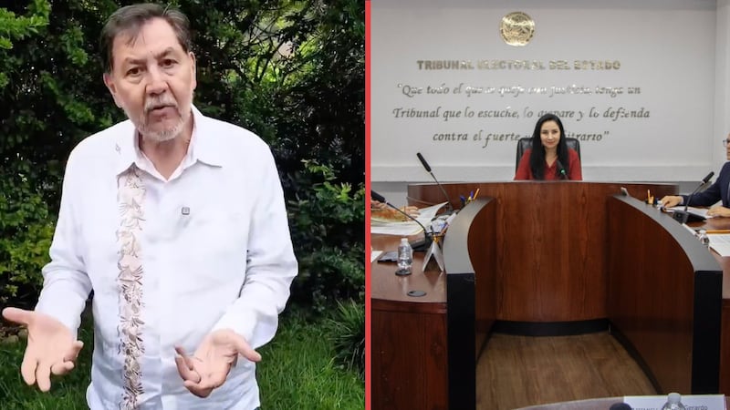Noroña reta a magistrados a justificar sanción por violencia política de género contra Grecia Quiroz