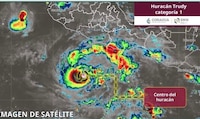 ‘Trudy’ se convierte en Huracán Categoría 1; amenaza con lluvias intensas en Oaxaca y Guerrero