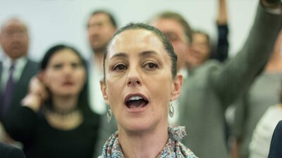 Candidata a jefa de Gobierno de la CDMX por Morena, PT y Encuentro Social