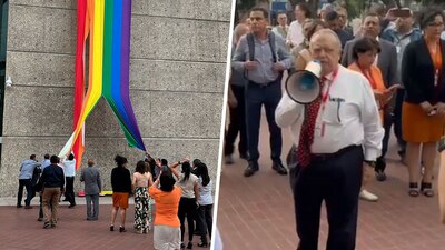 Rafael Riva Palacio Pontones ordenó romper una bandera LGBT