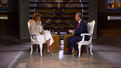 El aspirante presidencial del PRI se presentó en el programa de El Financiero Bloomberg