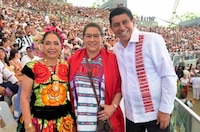 Captan a Lenia Batres en la Octava del Lunes del Cerro de la Guelaguetza 2026