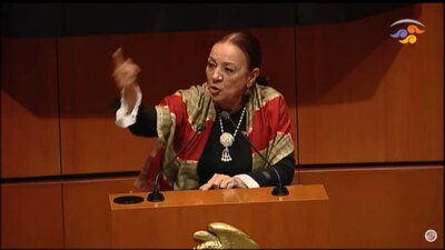 La senadora de Morena no se guardó nada