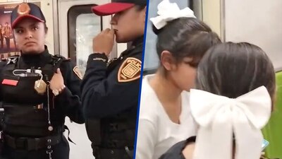 Las jóvenes fueron esposadas.