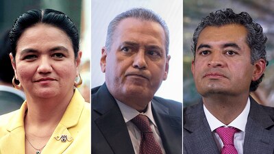 Dulce María Sauri, Manlio Fabio Beltrones y Enrique Ochoa Reza