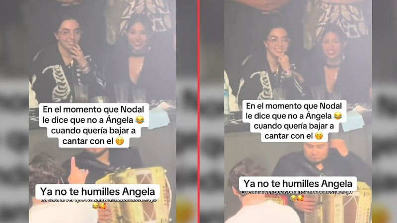Video viral muestra aparente rechazo de Christian Nodal hacia Ángela Aguilar durante concierto