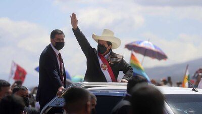 Salen en defensa del expresidente de Perú, Pedro Castillo