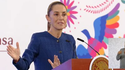 La mandataria mexicana reveló que el presidente de Black Rock coincidió en que era un buen momento para México